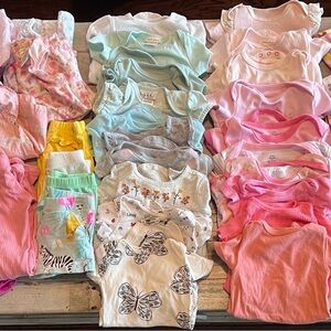 🎀 Baby Girl 6-9 month clothes Lot Perfect for Spring/Summer 2026| 38+ pieces 🎀